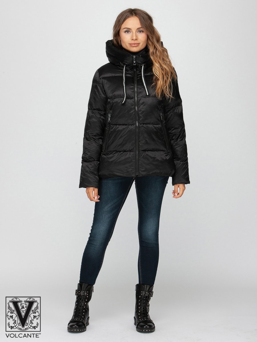 Куртка утепленная женская VS 190128 black Volcante