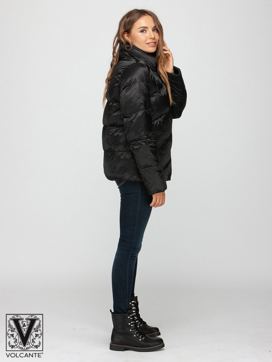 Куртка утепленная женская VS 190124 black Volcante